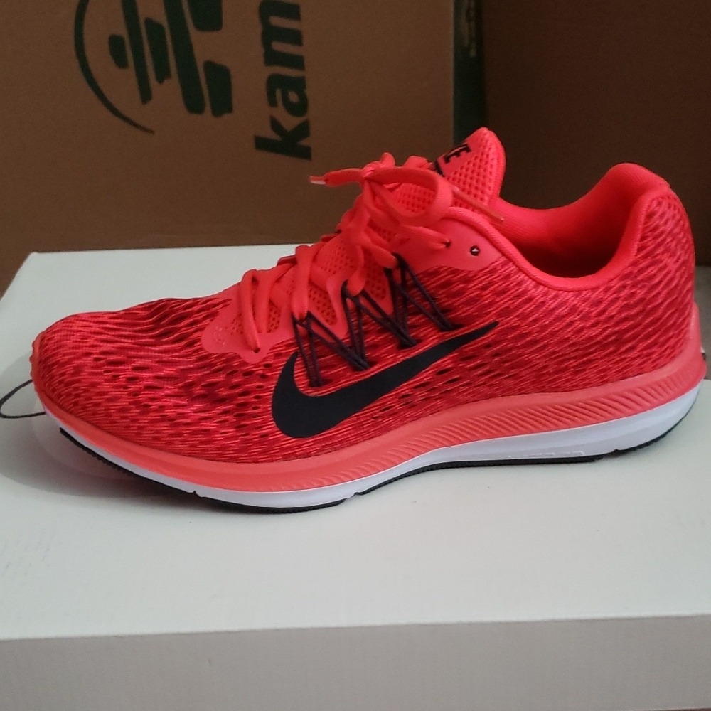 Nike Women's Bright Red Athletic Shoes